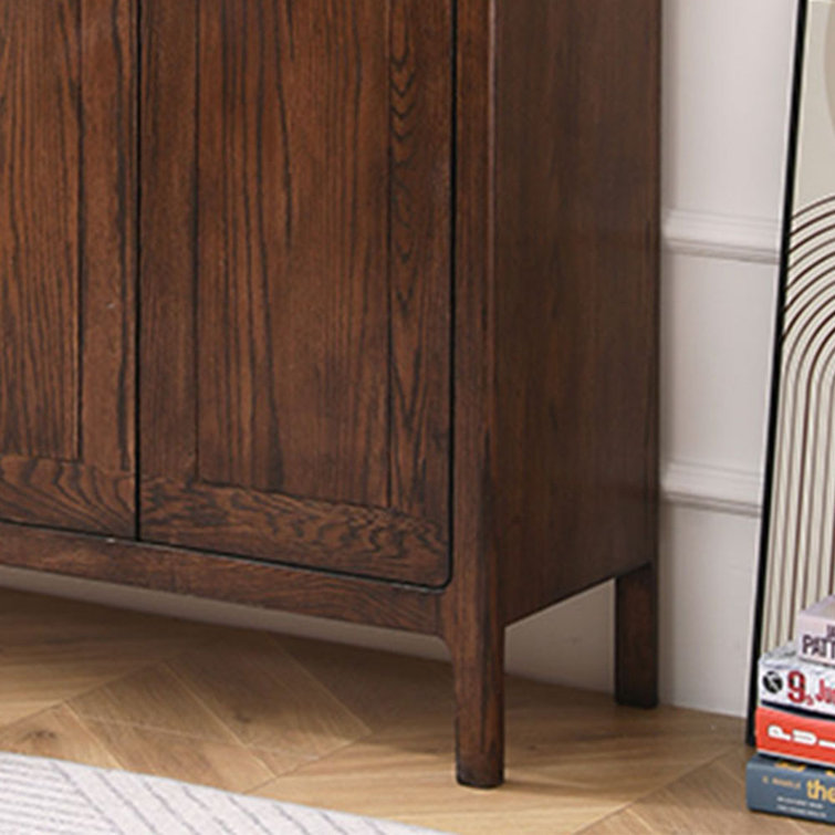 LORENZO Armoire de rangement pour chaussures en bois massif Wayfair